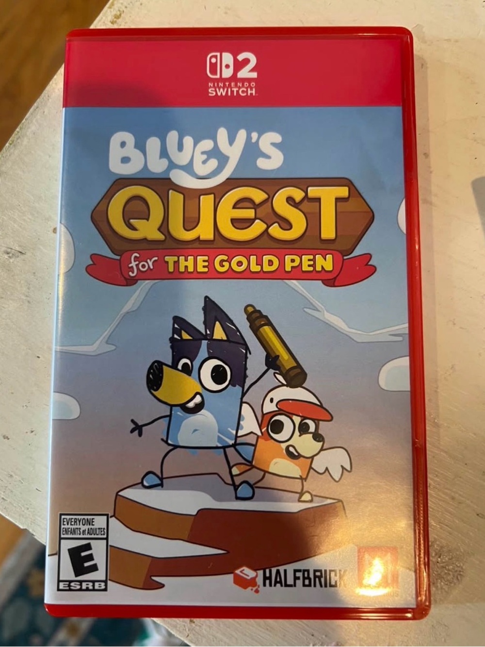 Nintendo Bluey’s Quest for the Gold Pen - Red Case